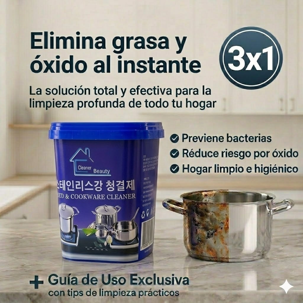 3x1 Clean Magic™ | Elimina bacterias y hongos que se generan en residuos.